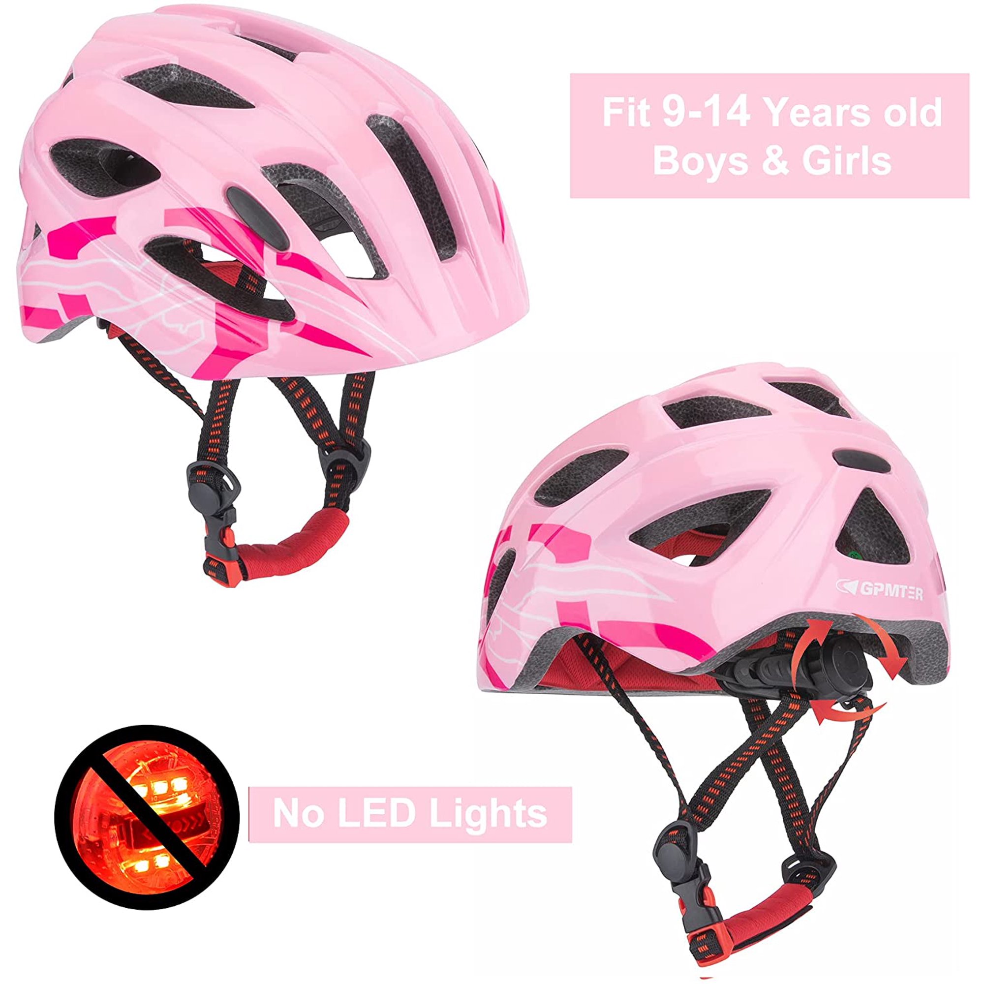 ZMNEW Kids Bike Helmet for Boys Girls Adjustable Child Bicycle Safety Helmets 2 Sizes for Skating Cycling Scooter Skateboarding for Toddler to Youths Ages Walmart