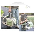 thumbnail image 4 of Cat Backpack, Breathable Oxford Cloth Steel Wire Frame Large Capacity Comfortable Pet Carrier Bag for Outdoor Traveling, 4 of 8