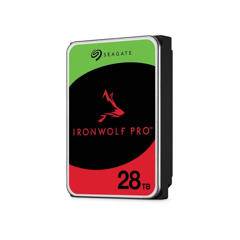 Seagate IronWolf Pro 28TB NAS Internal HDD Hard Drive with 7200
