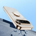 thumbnail image 3 of ELEHOLD for Google Pixel 10 /10 Pro Case with Ring Kickstand, Slim Electroplated Frame Magnetic Compatible Car Mount Soft TPU Shockproof Anti-Scratch Case for Google Pixel 10 /10 Pro, White, 3 of 6