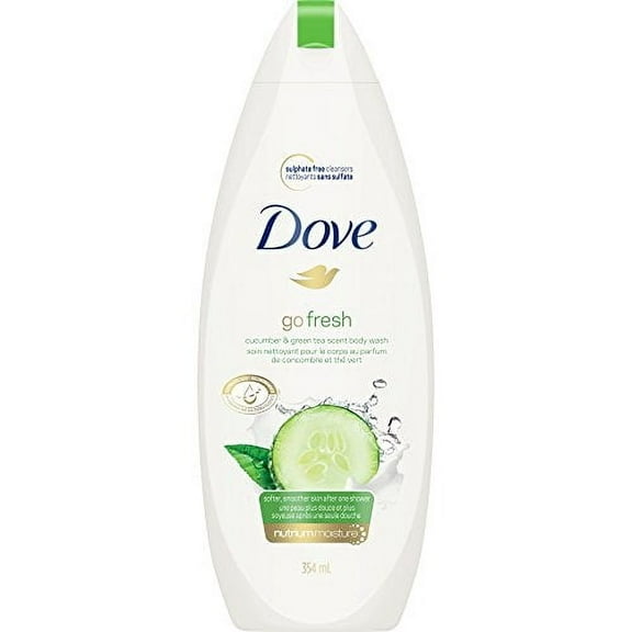 Dove go fresh Body Wash, Cucumber and Green Tea 12 oz