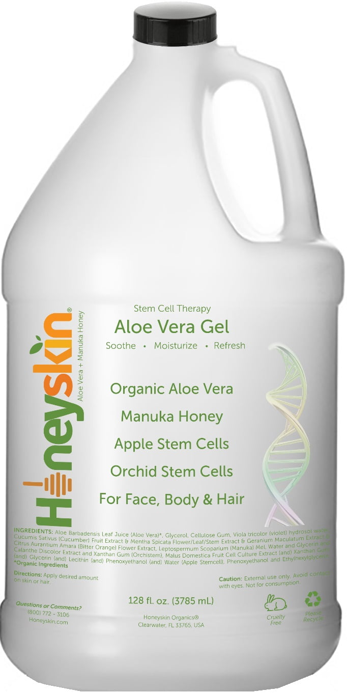 Honeyskin Organic Aloe Vera Leaf Gel 1 Gallon Walmart Com Walmart Com Honeyskin Organic Aloe Vera Leaf Gel 1 Gallon Walmart Com Walmart Com