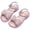 Purple, variant on Abomasnow Girls Open Toe Sparkling Rhinestone Bow Decor Ankle Buckle Sandals Soft Rubber Flat Summer Shoes for Party Wedding Daily Beach Outdoor Walking