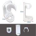thumbnail image 5 of Soporte adhesivo para cepillo de dientes eléctrico, organizador de cepillos de dientes montado en la pared, paquete de 3 (plástico ABS), 5 of 5