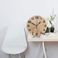 thumbnail image 5 of Kdxio Clock number Print Wall Clock,10 Inch Battery Operated Wall Clocks,Silent Non Ticking Small Analog Clock for Living Room,Office,Home,Bedroom,Kitchen,Bathroom, 5 of 7