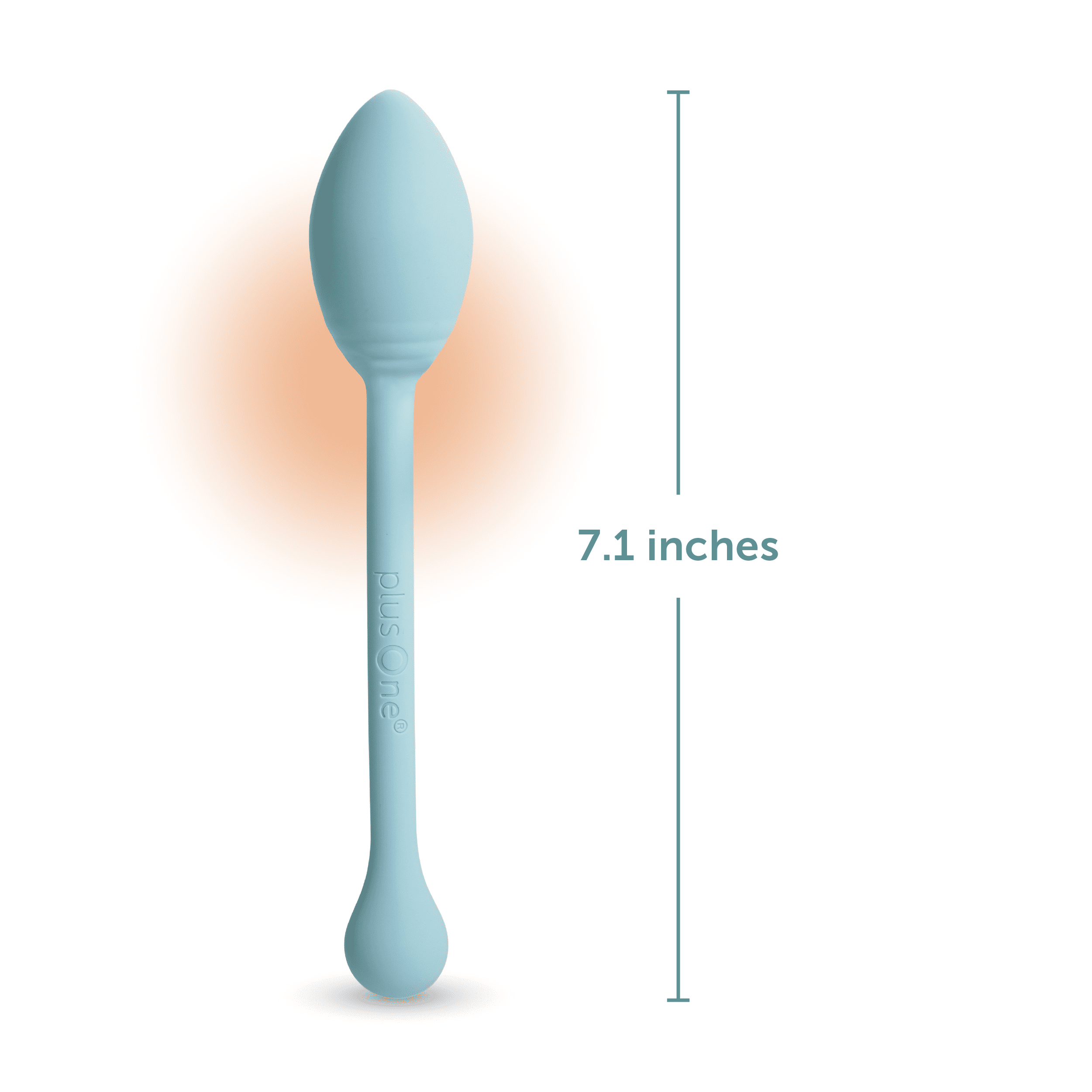 plusOne Weighted Silicone Kegel Exerciser, Build Strength, 3 Weight Sizes
