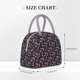 thumbnail image 2 of Balery Daisies Flowers Bolsa de Almuerzo para Mujeres, Caja de Almuerzo, Bolsa de Almuerzo Pequeña Impermeable, Tote de Almuerzo Reutilizable con Gran Capacidad, 2 of 6
