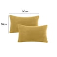 thumbnail image 2 of XIBUFE 2026 New Soft Corduroy Striped Velvet Throw Pillow Set 2-Pack for Sofa,Bed,Chair,Couch 12", 2 of 6