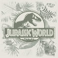 thumbnail image 2 of Womens Jurassic World Tropical Movie Logo T Shirt, 2 of 3