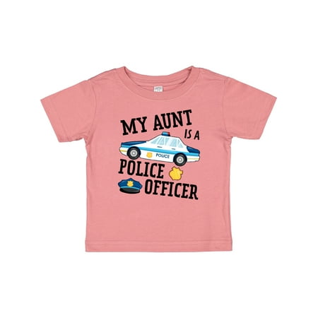 

Inktastic My Aunt is a Police Officer Boys or Girls Baby T-Shirt