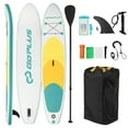 thumbnail image 1 of Goplus 11' Inflatable Stand Up Paddle Board whth Accessories Paddle Hand Pump Repair Kit, Yellow, 1 of 10