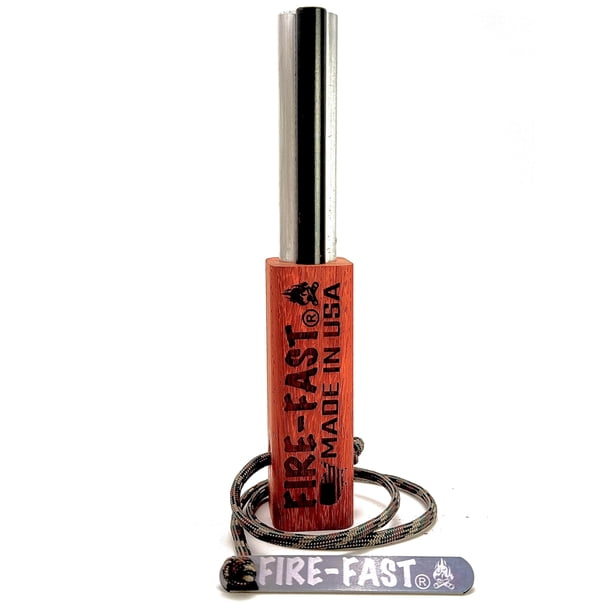 Survival Fire Starter Fire-Fast Trekker impermeable con varilla de hierro