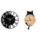 thumbnail image 1 of Reloj de pared grande,Reloj de pared acrílico silencioso de estilo moderno.,Reloj de pared,Reloj de pared decorativo para baño y dormitorio.,Reloj de pared de gato silencioso y sin, 1 of 8