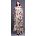thumbnail image 2 of Bimba LadiesÃ‚Â&nbsp;KaftanÃ‚Â&nbsp;Holiday Loungewear Maxi Dress Beach Coverup, 2 of 5