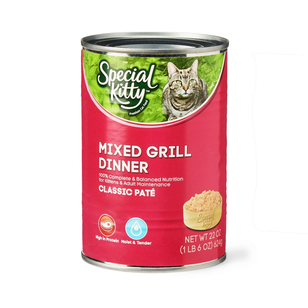Special Kitty Mixed Grill Dinner, Classic Pate, 22 oz