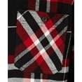 thumbnail image 3 of American Rag Mens Chip Plaid Flannel Button Up Shirt, Red, Small, 3 of 3