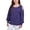 Eggplant, variant on NY Collection Womens Petites Cut-Out Grommet Blouse