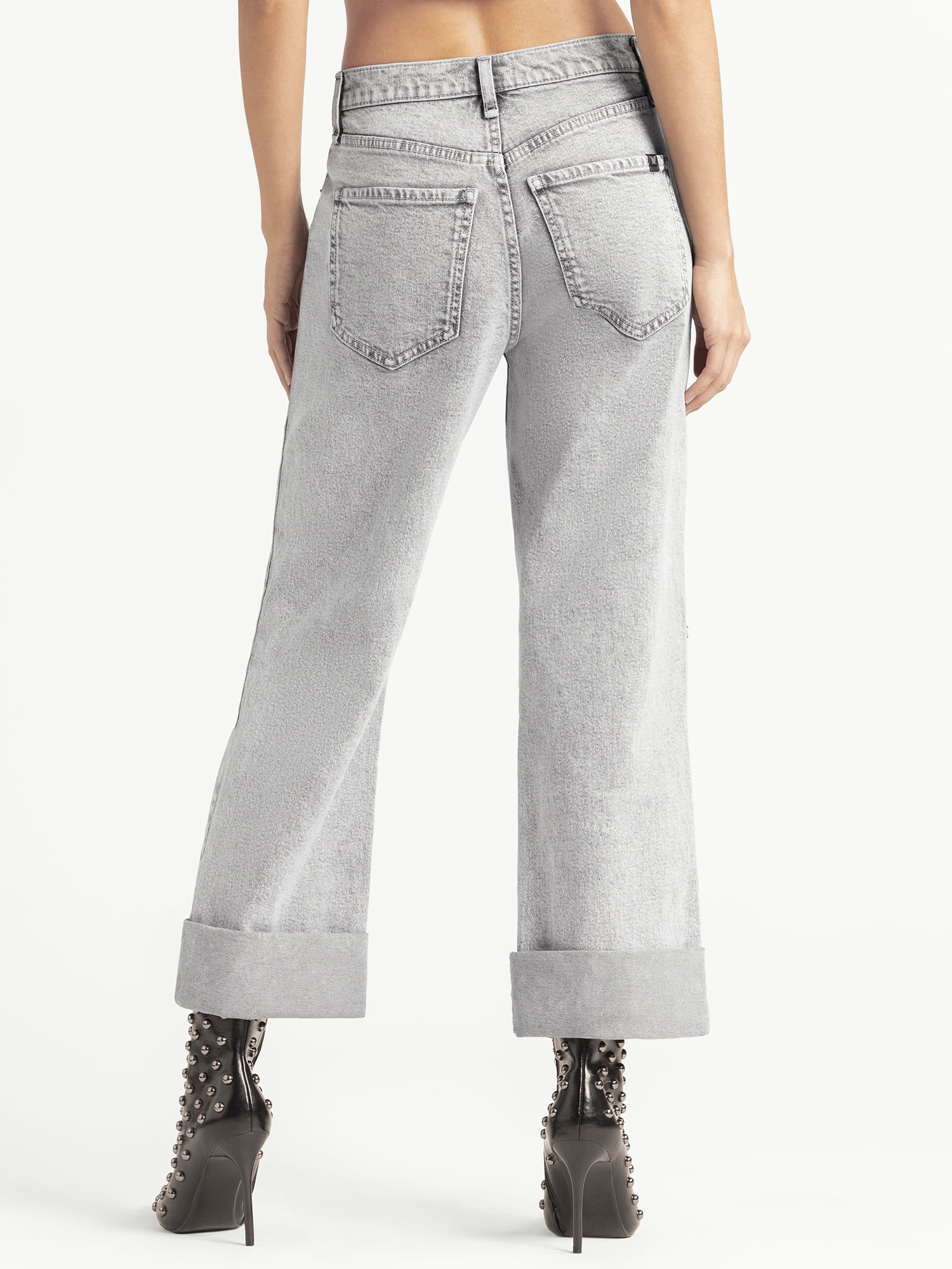 Jessica Simpson Women's and Women's Plus Zinnia Boyfriend Jeans, 25" Inseam, Sizes 2-24