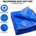 thumbnail image 3 of Durable, Heavy Duty & Waterproof 30' x 50' All Purpose 5 MIL Tarp by Dry Gear, 3 of 5