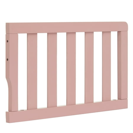 UPC: 0811048035301 | Dream On Me Convertible Crib Toddler Guard Rail in Dusty Pink Converts Cribs to Toddler Beds