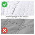 thumbnail image 5 of Oversized Full Size Quilt Set, Lightweight Bedspreads, 3-Piece Bedding Set, All Season Queen Coverlet with Two Matching Quilted Pillow Shams, Full/Queen Quilts, White, 5 of 9