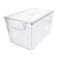 thumbnail image 2 of GOOHOCHY 1 caja de almacenamiento de alimentos para refrigerador, caja de huevos de doble capa, caja de drenaje para verduras y frutas, 2 of 8