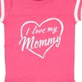 thumbnail image 4 of Inktastic I Love My Mommy in White Chalk Heart Boys or Girls Baby Bodysuit, 4 of 5