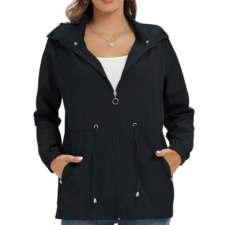 Hooded cargo drawstring anorak jacket hotsell