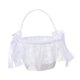 thumbnail image 3 of Cesta para , Cesta de Flores para Niña, Cesta con Detalles de Encaje, 3 of 9