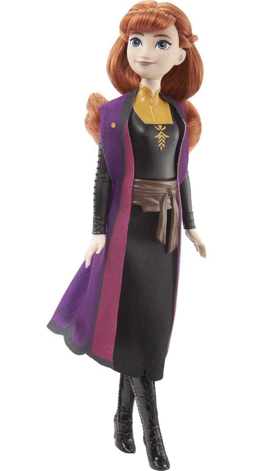 Disney Frozen Anna Fashion Doll and Accessory Toy Inspired by the Movie Disney Frozen 2, Ages 3+