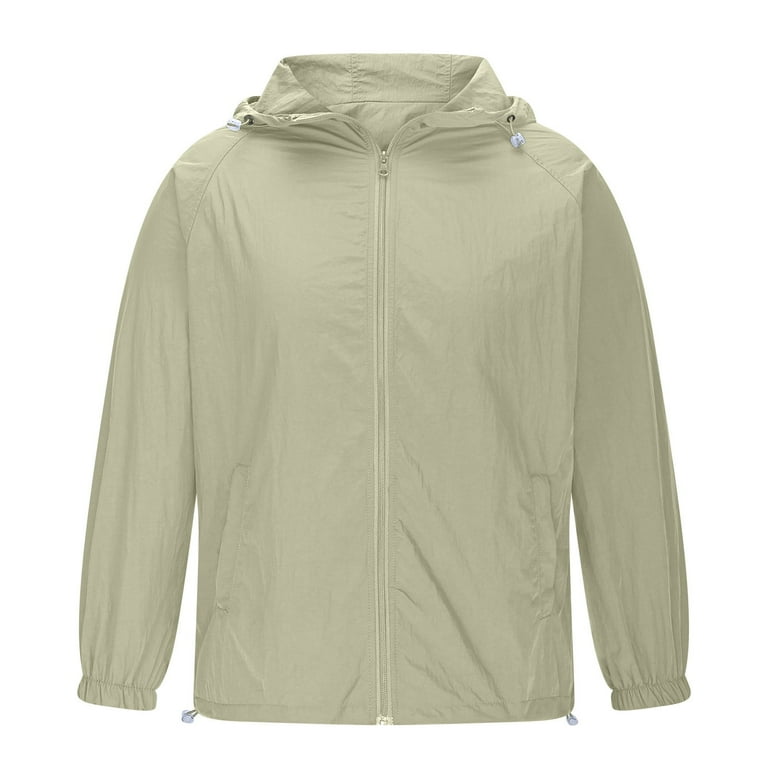 Light Weight Jacket for Men Summer Thin Shirt Unisex Long Sleeve