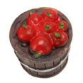 thumbnail image 1 of 2pcs Garden Gnome Good Luck Blessings Holding Flower Gnome Colorfast Gnomes Lawn Ornaments Barrel Statue for Backyard, 1 of 5