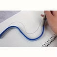 Flexible Curve Ruler with Dual Scale - Precision Plastic Ruler for ...