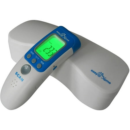 Easy@Home 3-in-1 Non-Contact Infrared Forehead Thermometer—Forehead, Surface and Room