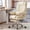 Beige, variant on Peispie Big and tall office chair 500lbs, Ergonomic Executive Leather Computer Desk Chair with Footrest, High Back Reclining Home Office Chair, Adjustable Height & 360° Swivel, Beige
