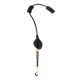 thumbnail image 1 of Correa para el cuello del saxofón universal ajustable y acolchada para principiantes (barítono) Negro, 1 of 9