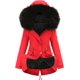 thumbnail image 1 of Túnica Puffer Jacket Lady Winter Beach Bonita Manga Larga Slim Fit Puffer Jacket Zipup con Capucha Suave Sólido, 1 of 4
