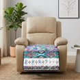 thumbnail image 4 of Kuiaobaty Aztec Hummingbird Floral Print Reclining Chair Slipcover, Waterproof Anti-Slip Armless Recliner Sofa Cushion Cover, Breathable Quilted Furniture Protector for Home, 4 of 7