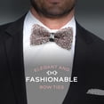 thumbnail image 3 of LAICAIW Rhinestone Bow Ties for Men-Pre Tied Sequin Bowties with Adjustable Length-Huge Variety Colors Available, 3 of 6