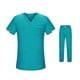 thumbnail image 3 of Uniforme de enfermería, conjunto de uniforme de enfermera, top y pantalones, trajes de trabajo de enfermería para mujer para mascotas XL, 3 of 9