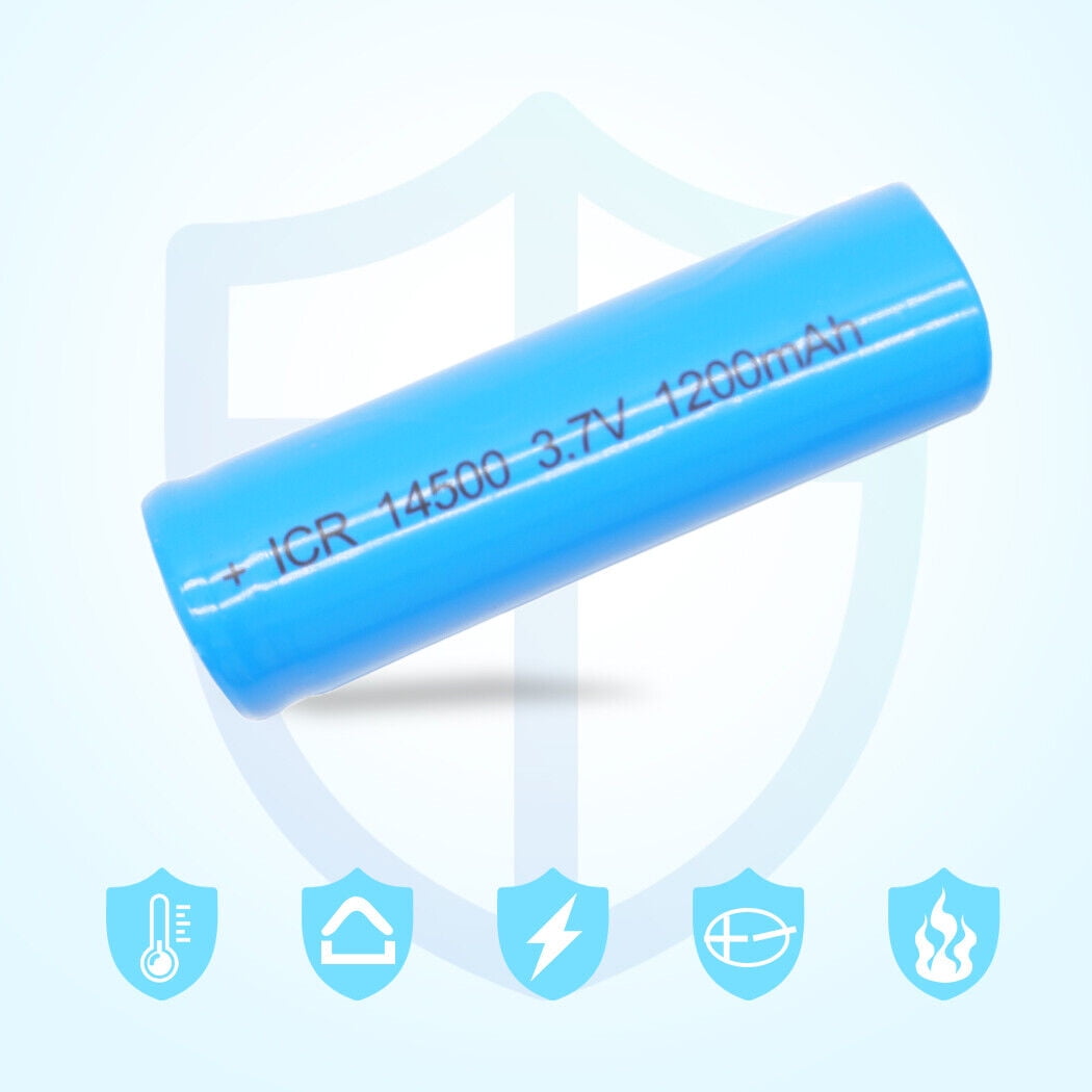 LIENIAO AA 3.7V 1200mAh Rechargeable Li-ion Batteries ICR 14500 Lithium Battery