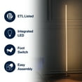 thumbnail image 6 of JONATHAN Y Iris 59.5" LED Integrated Floor Lamp, Gold, JYL7007B, 6 of 9
