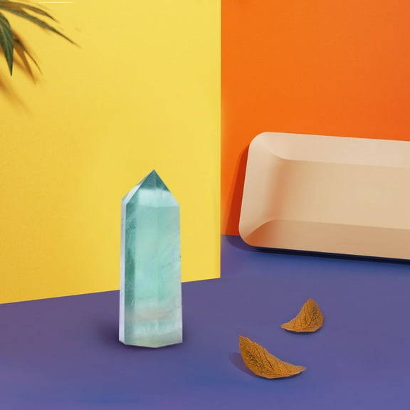 RuiJiao Healing Crystals Wand Natural Crystals, Healing Stones Large Hexagonal Crystal Quartz, for Meditation Divination Reiki Energy Balancing