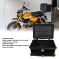 thumbnail image 3 of Caja De Portador De Almacenamiento Trasero De Motocicleta, Caja Superior De Motocicleta De 65 Litros Con Bloqueo De Seguridad De Seguridad Calcomanía Reflectante De La Calcomanía, 3 of 7