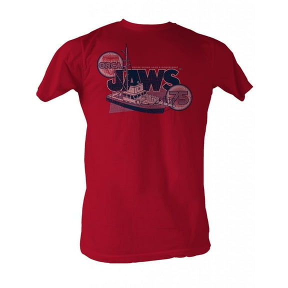 Jaws Orca '75 Red Adult T-Shirt