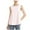 Pink, variant on Womens Tank Tops Loose Fit Scoop Neck Casual Summer Tops Curvy Hem Light Blue L