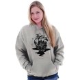 thumbnail image 4 of Diamond Bleeding Heart Compass Hoodie Sweatshirt Women Men Brisco Brands L, 4 of 6
