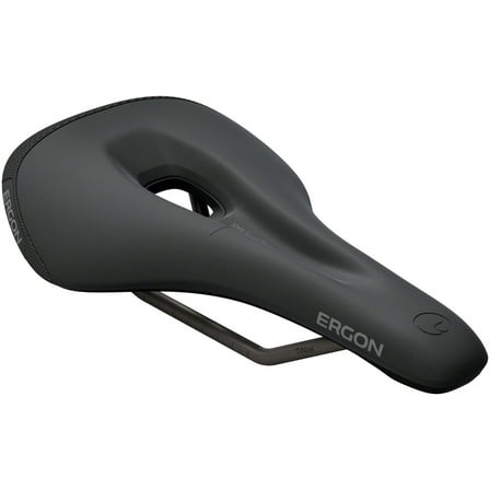 Ergon SMS Sport Saddle - TiNox XP, Black, Men's, Medium/Large