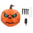 thumbnail image 2 of Luces LED De Ojos Verdes De Calabaza Inflables De Halloween, 1,2 M De Altura, Para Fiestas Navideñas En Casa Al Aire Libre En Interiores, 2 of 7
