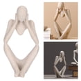 thumbnail image 4 of Sculpture de Penseur en Résine, Sculpture de Penseur, Créatif Unique pour les Collègues Amis, 4 of 8
